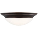 Generation Lighting - 75436-710 - Three Light Flush Mount - Nash - Bronze
