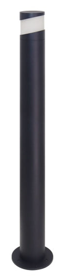 LÁMPARA BOLARDO EXTERIOR DECORATIVO 1XGU10 - 10W MAX, 110-240V, 50-60HZ, GRADO DE PROTECCION IP54, ACABADO NEGRO.