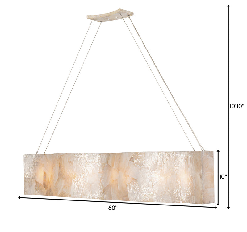 Eight Light Linear Pendant<br /><span style="color: