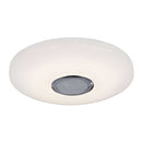 Lámpara De Techo Plafón Led 15W, Cct 30K - 40K - 60K, Con Bocina  Bluetooth, Acababo Blanco.