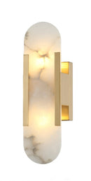 LÁMPARA DE PARED DECORATIVO ALABASTRO 2XE12-40W, 110-240V, 50-60HZ, GRADO DE PROTECCION IP20,