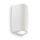 LÁMPARA DE PARED MODERNA UP AND DOWN, MODELO MARTA 90 2L, GU10 LED 7W CCT, ACABADO WHITE FROSTED, MARCA FUMAGALLI.