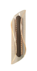 LÁMPARA DE PARED DECORATIVA LED 6W, TONALIDAD DE 3000K, 110-240V, 50-60HZ, GRADO DE PROTECCION IP20, ACABADO CAFE.