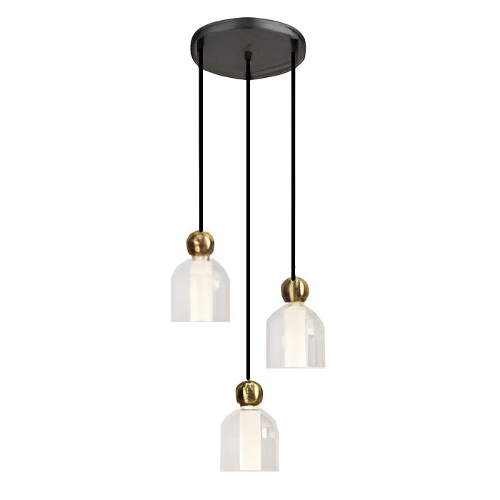LÁMPARA DE TECHO COLGANTE DECORATIVA LED 9W, INTERRUPTOR PARA AJUSTE DE TONALIDAD DE LUZ CCT 30K, 40K,60K, 110-240V, 50-60HZ, ACABADO NEGRO + DORADO.