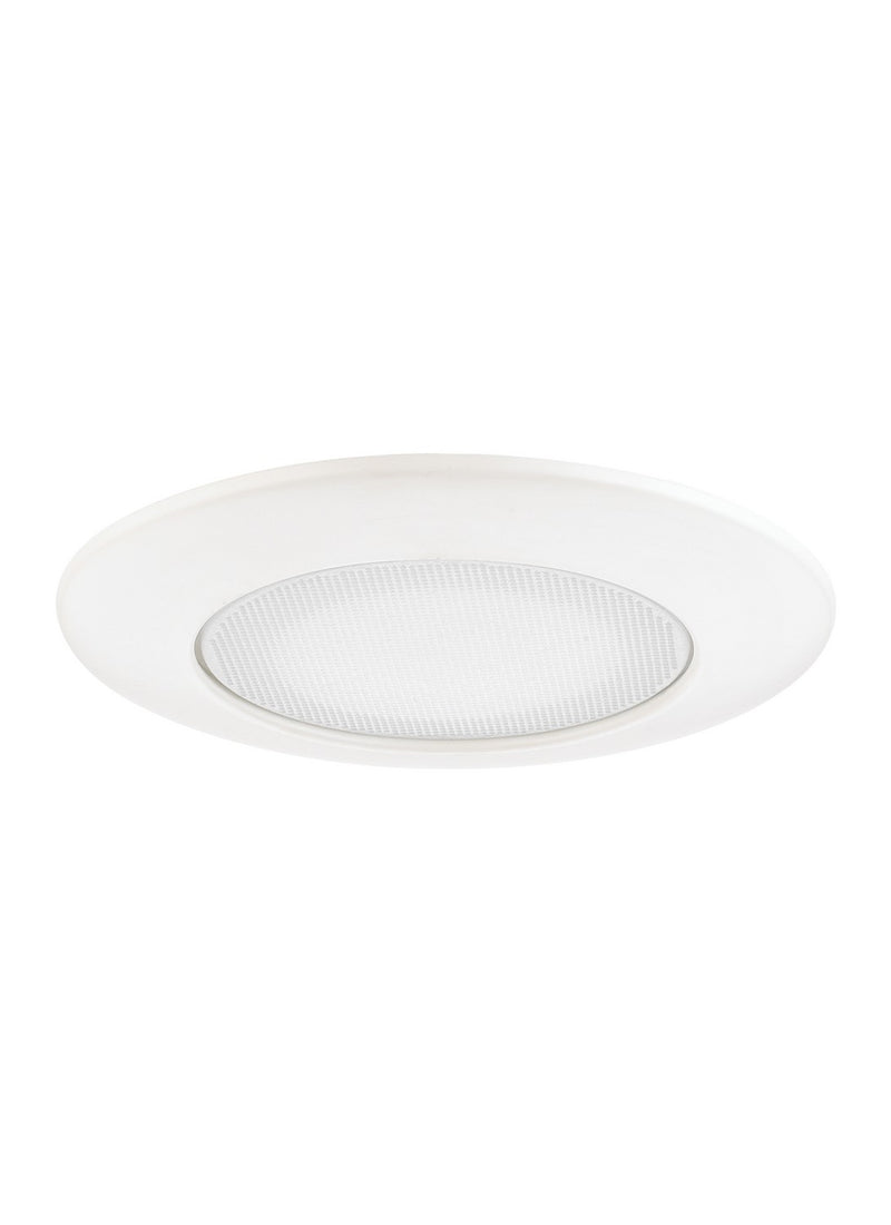 Generation Lighting - 11033AT-15 - 6"Flat Glass Shower Trim with Reflector - Recessed Trims - White