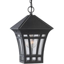Generation Lighting - 60131-12 - One Light Outdoor Pendant - Herrington - Black
