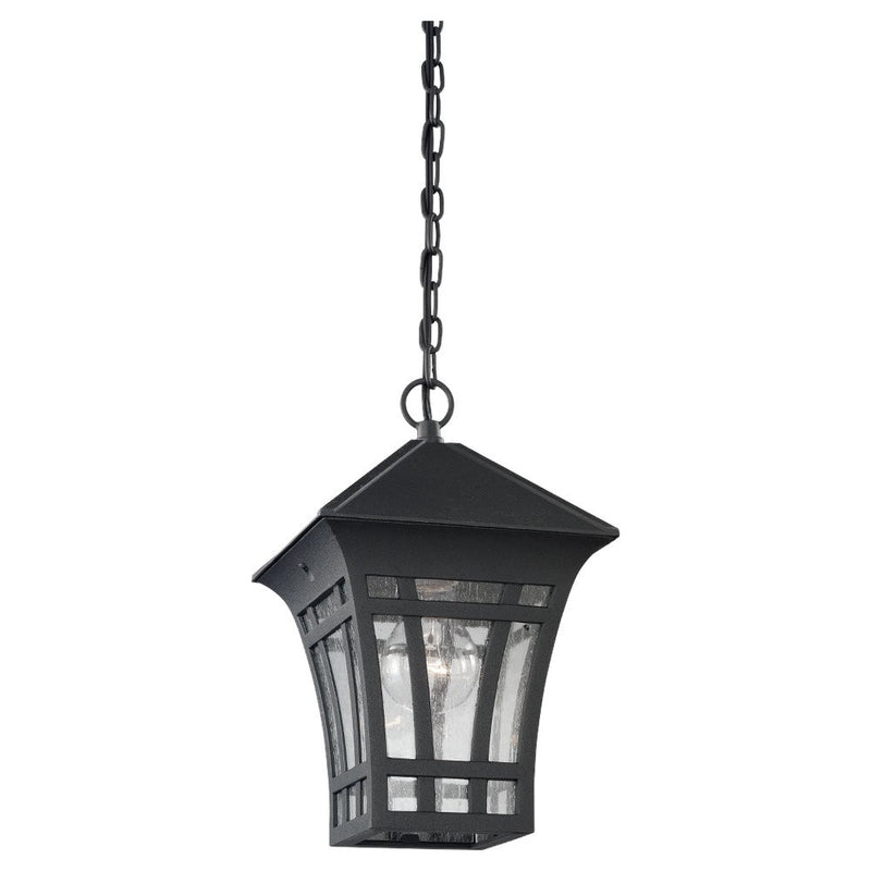 Generation Lighting. - 60131-12 - One Light Outdoor Pendant - Herrington - Black