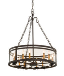Kalco - 5797BZ - 12 Light Chandelier - Morris - Bronze