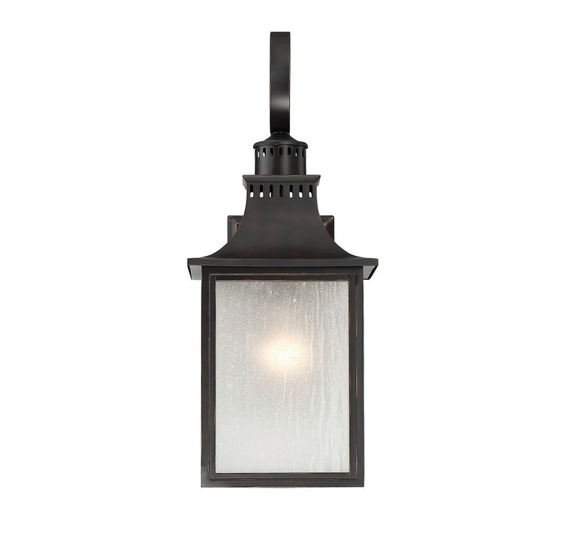 Three Light Wall Lantern<br /><span style="color:#4AB0CE;">Entrega: 4-10 dias en USA</span><br /><span style="color:#4AB0CE;font-size:60%;">PREGUNTE POR ENTREGA EN PANAMA</span><br />Collection: Monte Grande<br />Finish: Slate