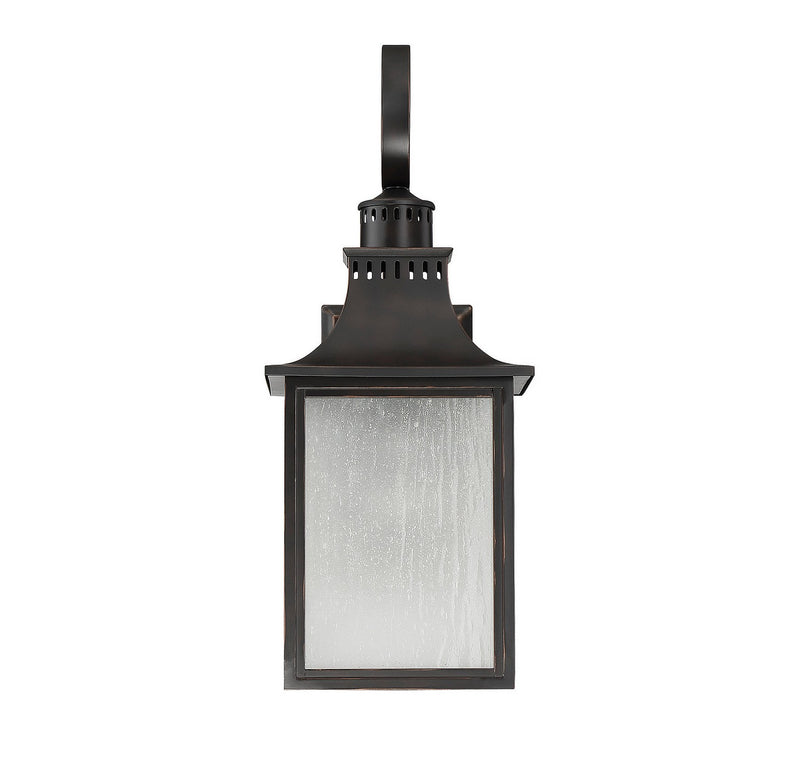 Three Light Wall Lantern<br /><span style="color:#4AB0CE;">Entrega: 4-10 dias en USA</span><br /><span style="color:#4AB0CE;font-size:60%;">PREGUNTE POR ENTREGA EN PANAMA</span><br />Collection: Monte Grande<br />Finish: Slate