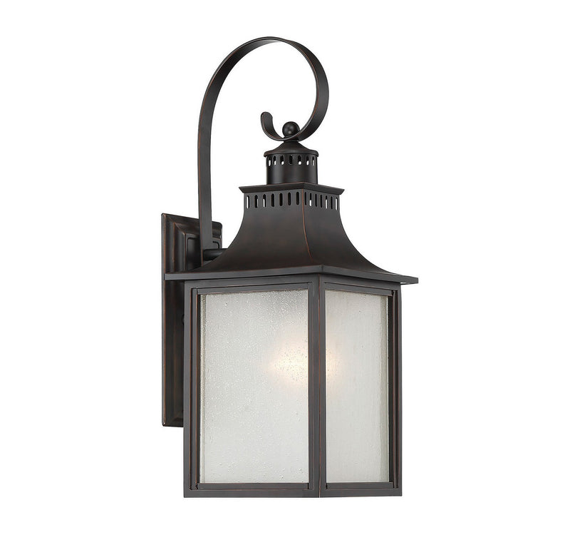 Three Light Wall Lantern<br /><span style="color:#4AB0CE;">Entrega: 4-10 dias en USA</span><br /><span style="color:#4AB0CE;font-size:60%;">PREGUNTE POR ENTREGA EN PANAMA</span><br />Collection: Monte Grande<br />Finish: Slate