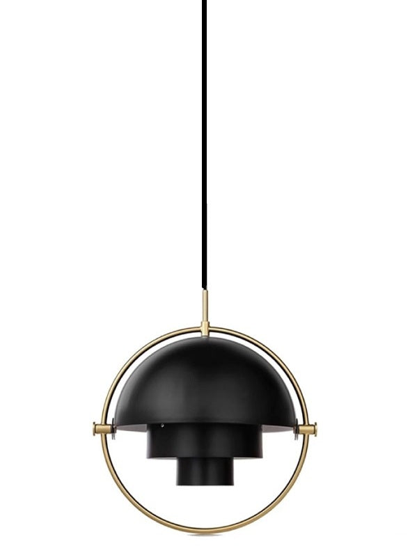LÁMPARA DE TECHO COLGANTE DECORATIVA 1XE27-60W,110-240V, 50-60HZ, GRADO DE PROTECCION IP20, ACABADO NEGRO.