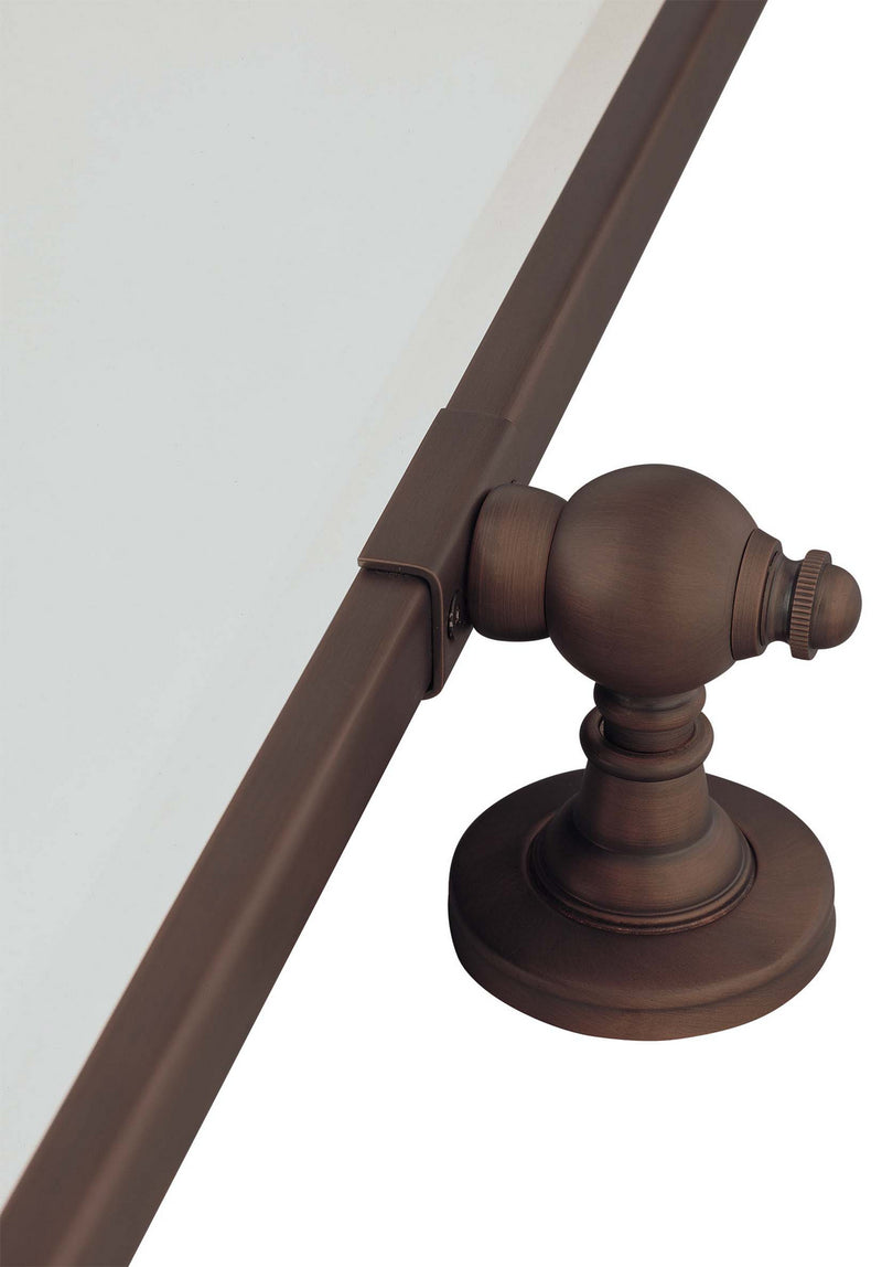 Mirror<br /><span style="color:#4AB0CE;">Entrega: 4-10 dias en USA</span><br /><span style="color:#4AB0CE;font-size:60%;">PREGUNTE POR ENTREGA EN PANAMA</span><br />Collection: Pivoting Mirrors<br />Finish: Dark Brushed Bronze