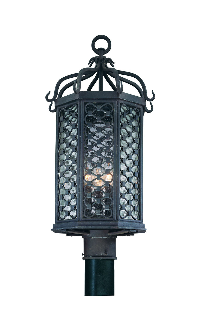 Troy Lighting - P2375-TRN - Three Light Post Lantern - Los Olivos - Textured Iron