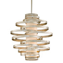 Corbett Lighting - 128-42 - Two Light Pendant - Vertigo - Modern Silver Leaf