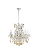 Elegant Lighting - 2800D26C-GT/RC - Nine Light Chandelier - Maria Theresa - Chrome