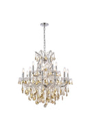 Elegant Lighting - 2800D30C-GT/RC - 19 light Chandelier - Maria Theresa - Chrome
