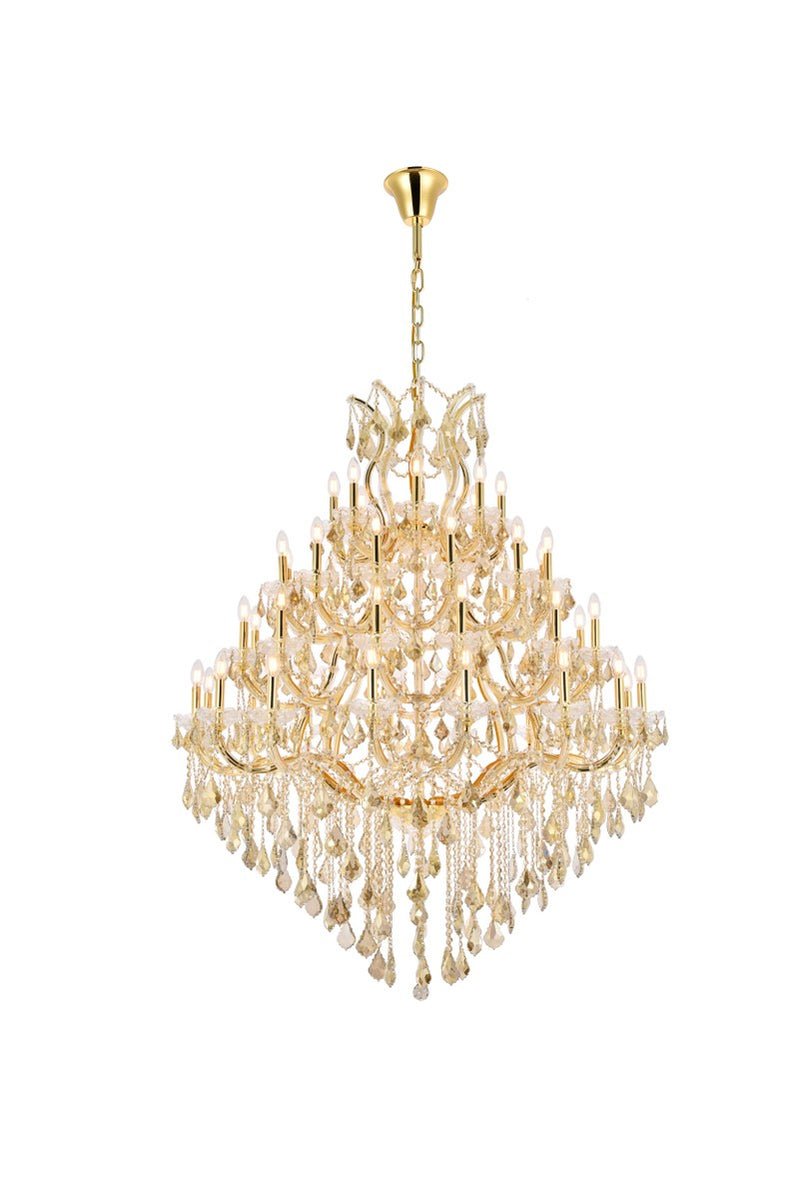 Elegant Lighting - 2800G46G-GT/RC - 49 Light Chandelier - Maria Theresa - Gold