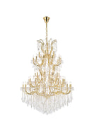 Elegant Lighting - 2800G54G-GT/RC - 61 Light Chandelier - Maria Theresa - Gold