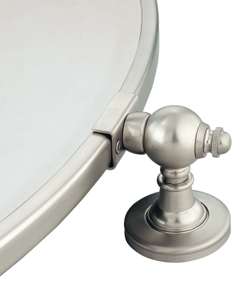 Mirror<br /><span style="color:#4AB0CE;">Entrega: 4-10 dias en USA</span><br /><span style="color:#4AB0CE;font-size:60%;">PREGUNTE POR ENTREGA EN PANAMA</span><br />Collection: Pivoting Mirrors<br />Finish: Brushed Nickel