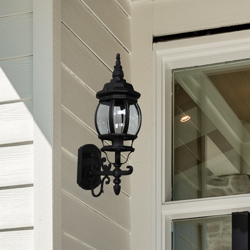 Artcraft Canada - AC8090BK - One Light Outdoor Wall Mount - Classico - Black