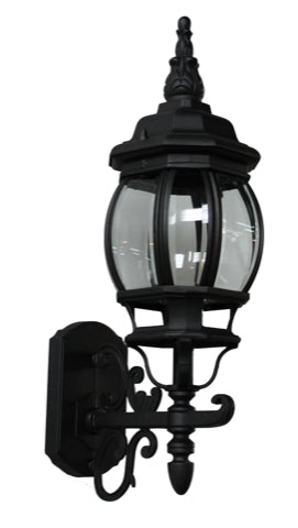 One Light Outdoor Wall Mount<br /><span style="color:#4AB0CE;">Entrega: 4-10 dias en USA</span><br /><span style="color:#4AB0CE;font-size:60%;">PREGUNTE POR ENTREGA EN PANAMA</span><br />Collection: Classico<br />Finish: Black