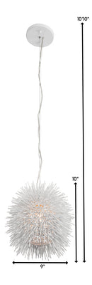 One Light Mini Pendant<br /><span style="color:#4AB0CE;">Entrega: 4-10 dias en USA</span><br /><span style="color:#4AB0CE;font-size:60%;">PREGUNTE POR ENTREGA EN PANAMA</span><br />Collection: Urchin<br />Finish: White