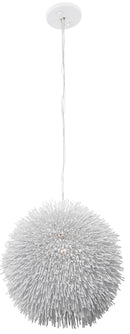One Light Pendant<br /><span style="color:#4AB0CE;">Entrega: 4-10 dias en USA</span><br /><span style="color:#4AB0CE;font-size:60%;">PREGUNTE POR ENTREGA EN PANAMA</span><br />Collection: Urchin<br />Finish: White