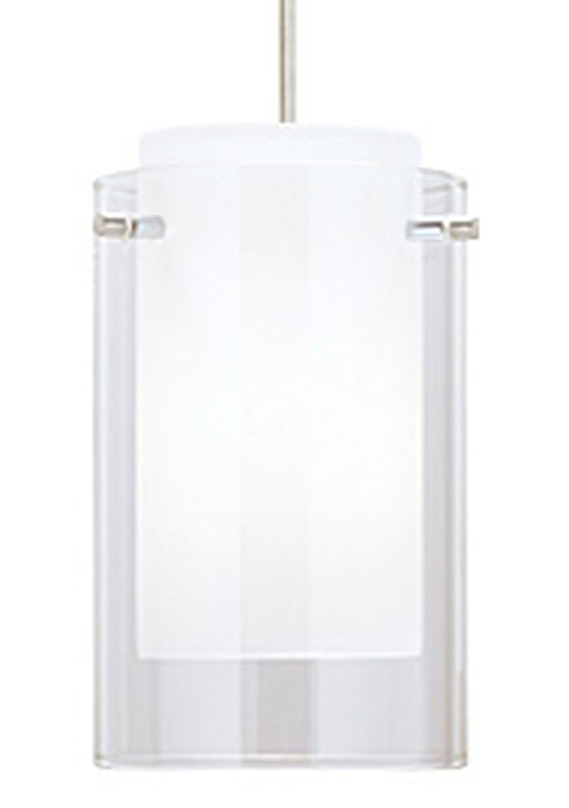 Visual Comfort Modern - 700TDECPCS - One Light Pendant - Echo - Satin Nickel