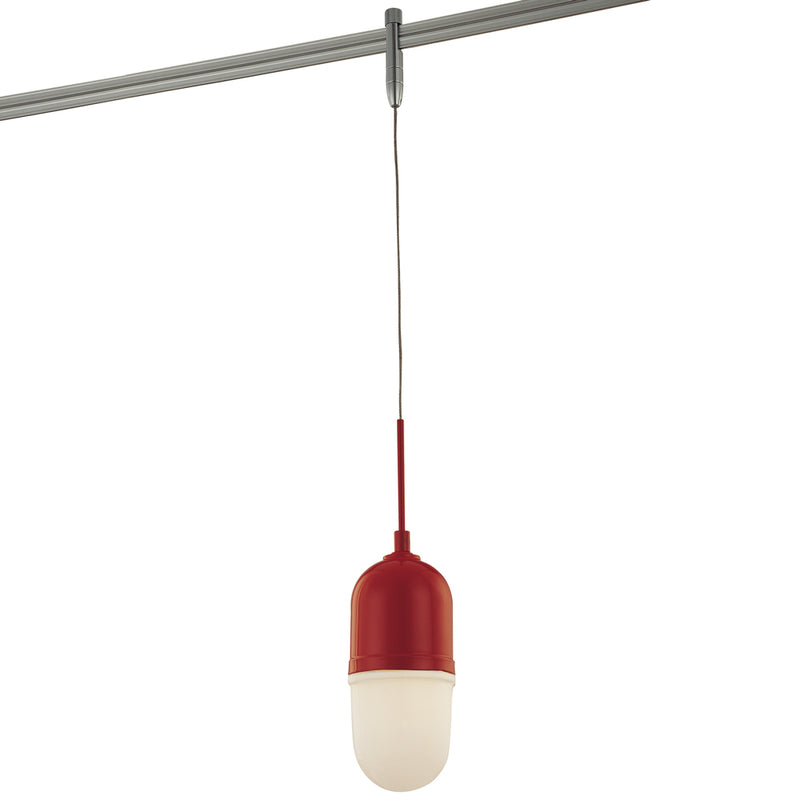 George Kovacs - GKTH0445-640A - One Light Pendant Head - Gk Lightrail - Matte Red