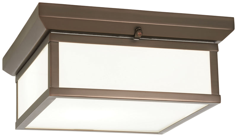 Two Light Flush Mount<br /><span style="color:#4AB0CE;">Entrega: 4-10 dias en USA</span><br /><span style="color:#4AB0CE;font-size:60%;">PREGUNTE POR ENTREGA EN PANAMA</span><br />Finish: Harvard Court Bronze (Plated)