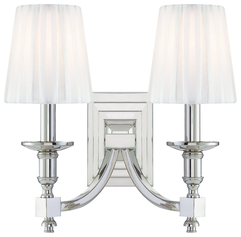 Metropolitan - N2642-613 - Two Light Wall Sconce - Continental Classics - Polished Nickel