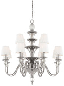 Metropolitan - N6611-613 - 12 Light Chandelier - Aise - Polished Nickel
