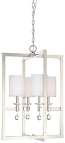 Metropolitan - N6841-613 - Four Light Pendant - Chadbourne - Polished Nickel