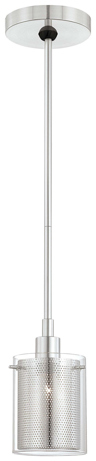George Kovacs - P960-077 - One Light Mini Pendant - Grid II - Chrome