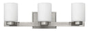 Hinkley - 5053BN - 3 Light Vanity - Miley - Brushed Nickel