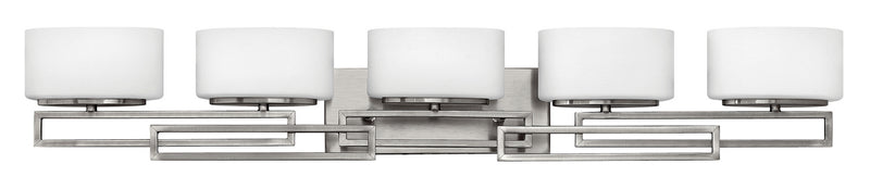 Hinkley - 5105AN - Five Light Vanity - Lanza - Antique Nickel