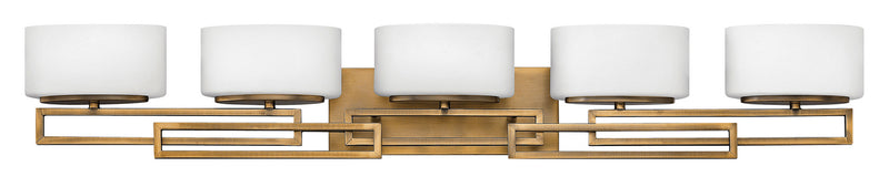 Hinkley - 5105BR - Five Light Vanity - Lanza - Brushed Bronze