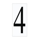 Generation Lighting - 90614-68 - Address Number Tile - Address Light - White Plastic