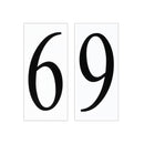 Generation Lighting - 90616-68 - Address Number Tile - Address Light - White Plastic