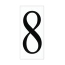 Generation Lighting - 90618-68 - Address Number Tile - Address Light - White Plastic