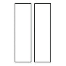 Generation Lighting - 90621-68 - Address Number Tile - Address Light - White Plastic