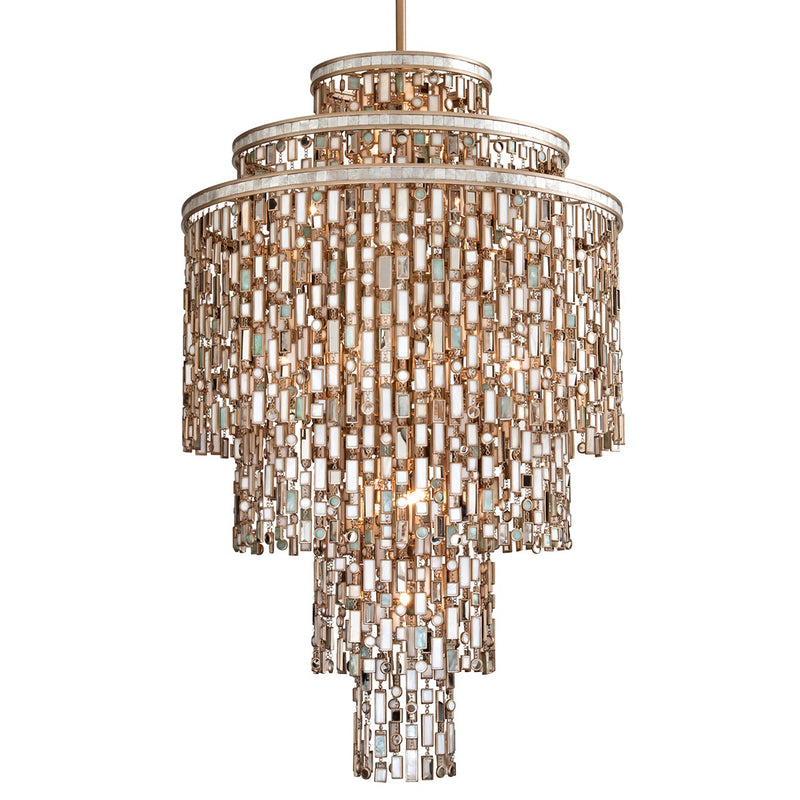 Corbett Lighting - 142-719-CPL - 19 Light Chandelier - Dolcetti - Champagne Leaf