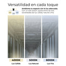 LÁMPARA POSTE EXTERIOR LED C/ FOTOCELDA 100W/150W/200W CCT 4000K, 5000K,6000K 110-277V/50-60HZ