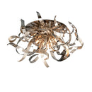 Corbett Lighting - 154-34-SL/SS - LED Semi Flush Mount - Graffiti - Silver Leaf