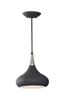 Generation Lighting - P1253BK - One Light Pendant - Belle - Black