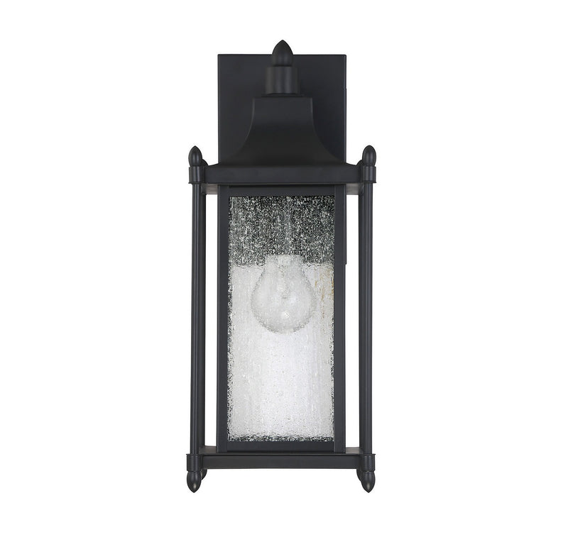 One Light Wall Mount<br /><span style="color:#4AB0CE;">Entrega: 4-10 dias en USA</span><br /><span style="color:#4AB0CE;font-size:60%;">PREGUNTE POR ENTREGA EN PANAMA</span><br />Collection: Dunnmore<br />Finish: Black