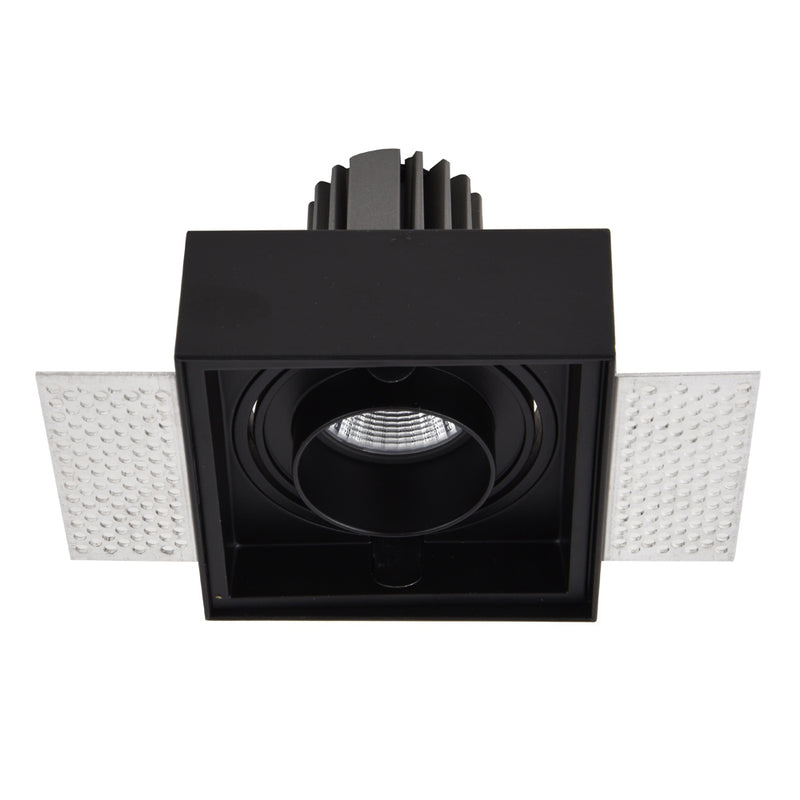 LÁMPARA DE TECHO SPOT LED EMPOTRADA , TRIMLEES TRAIC DIMMABLE 10W , EMITE 550LM
