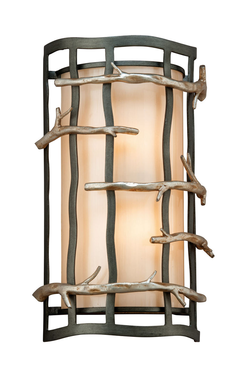 Troy Lighting - B2882 - Two Light Wall Sconce - Adirondack - Graphite And Silver Leaf