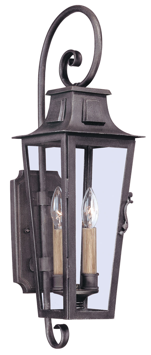 Troy Lighting - B2962-APW - Two Light Wall Lantern - Parisian Square - Aged Pewter